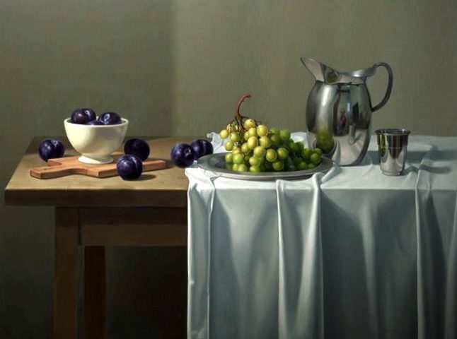 Grapes and Plums by Klaas Hart at Gallery 133