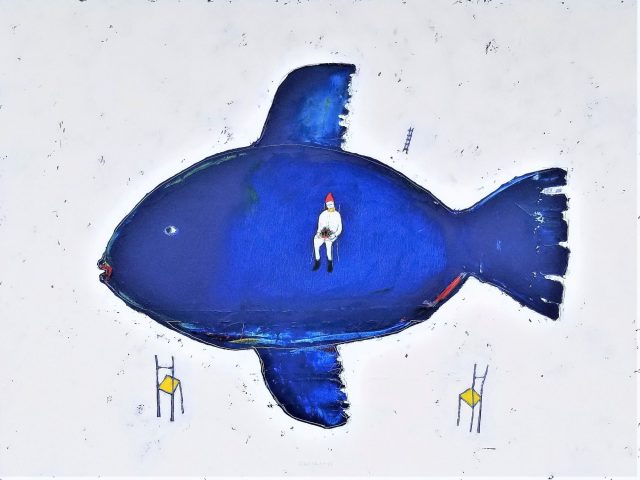 'Blue Fish' by Peter Barelkowski at Gallery 133
