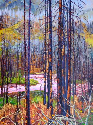 'Forest Embers' by Dominik Modlinksi at Gallery 133