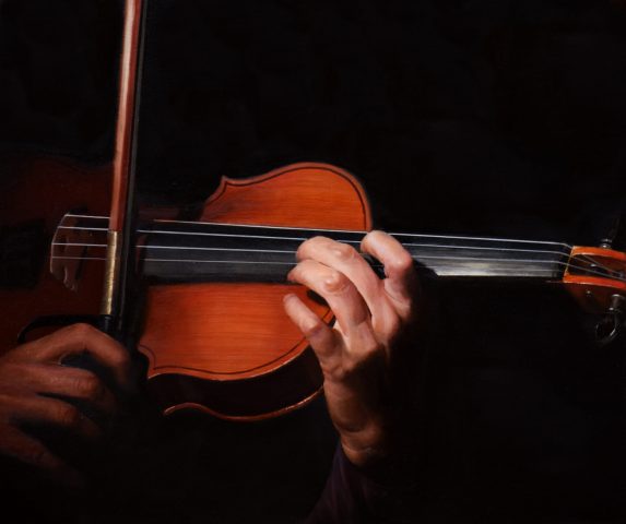 'Violin Player' by Michael Harris at Gallery 133