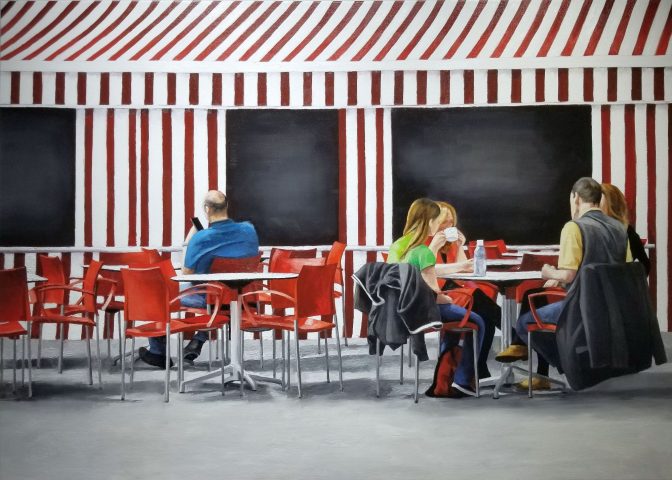 'Le Cafe' by Maria Carbonell at Gallery 133
