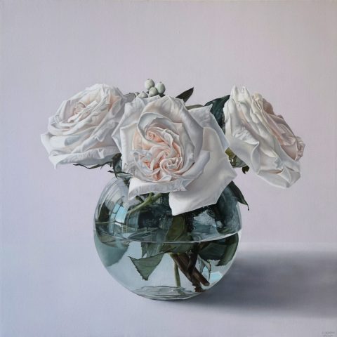 'White Roses' by Adriana Molea at Gallery 133